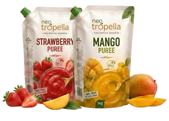 Neo Tropella aseptic fruit puree pack